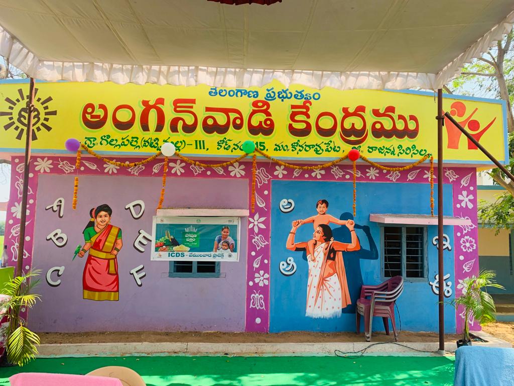 ప్రతి అంగన్వాడి కేంద్రం సురక్షితం.